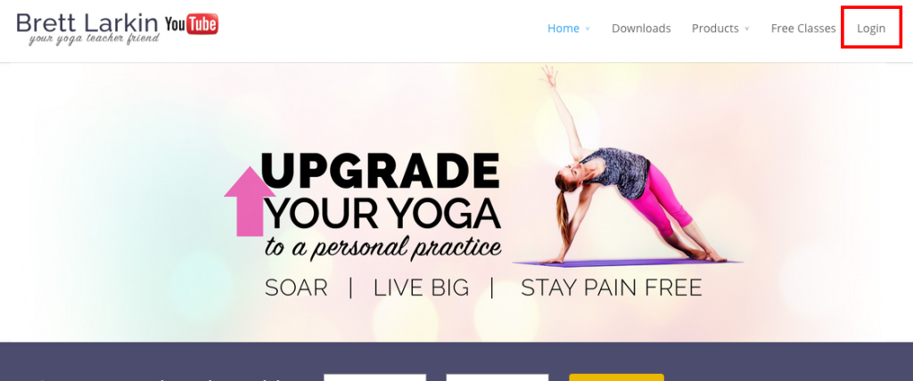 Homepage Brett Larkin Yoga