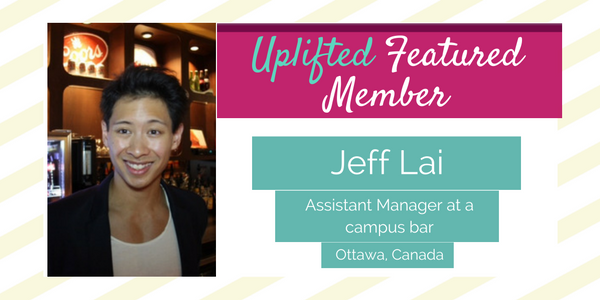 Uplifted Featured Member: Jeff