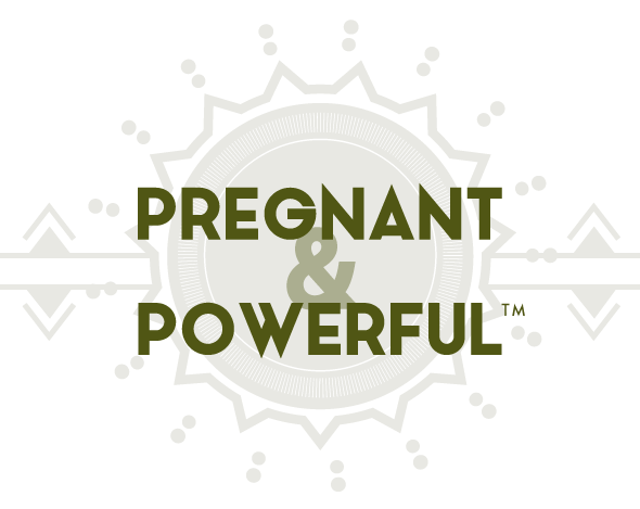 pregnant and powerful course logo