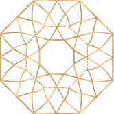 custom golden geometric shape for Uplifted Yoga