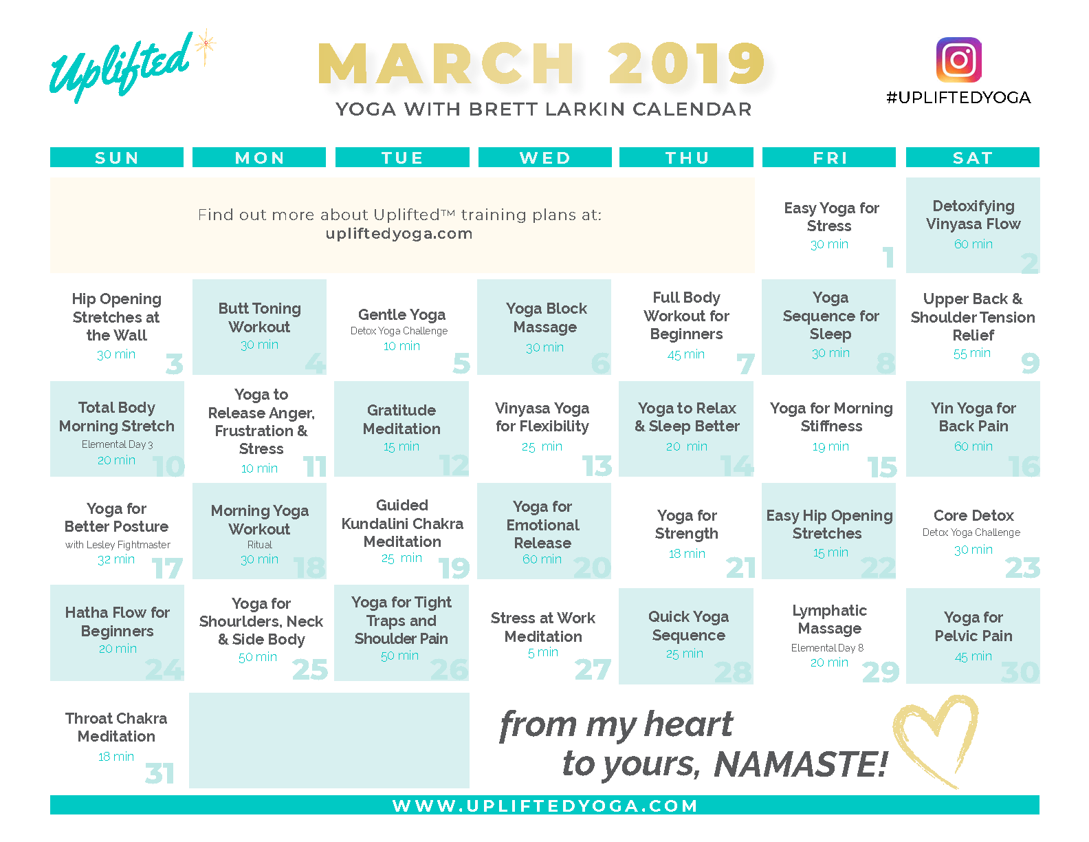 march 2019 calendar