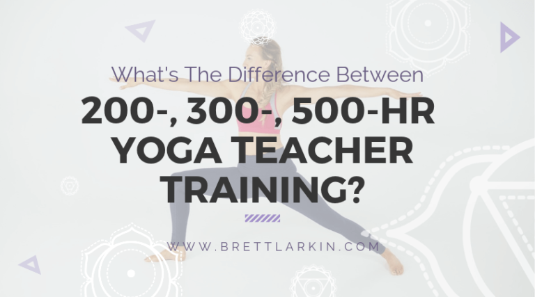What's the difference between 200, 300, 500hr yoga teacher training