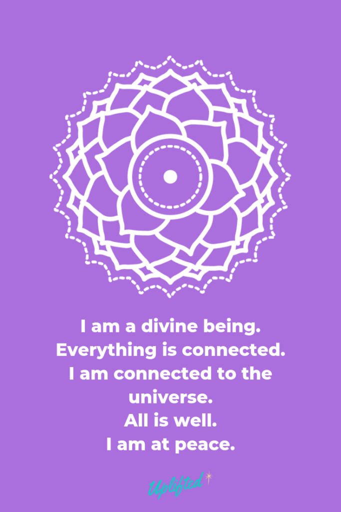 crown chakra affirmations