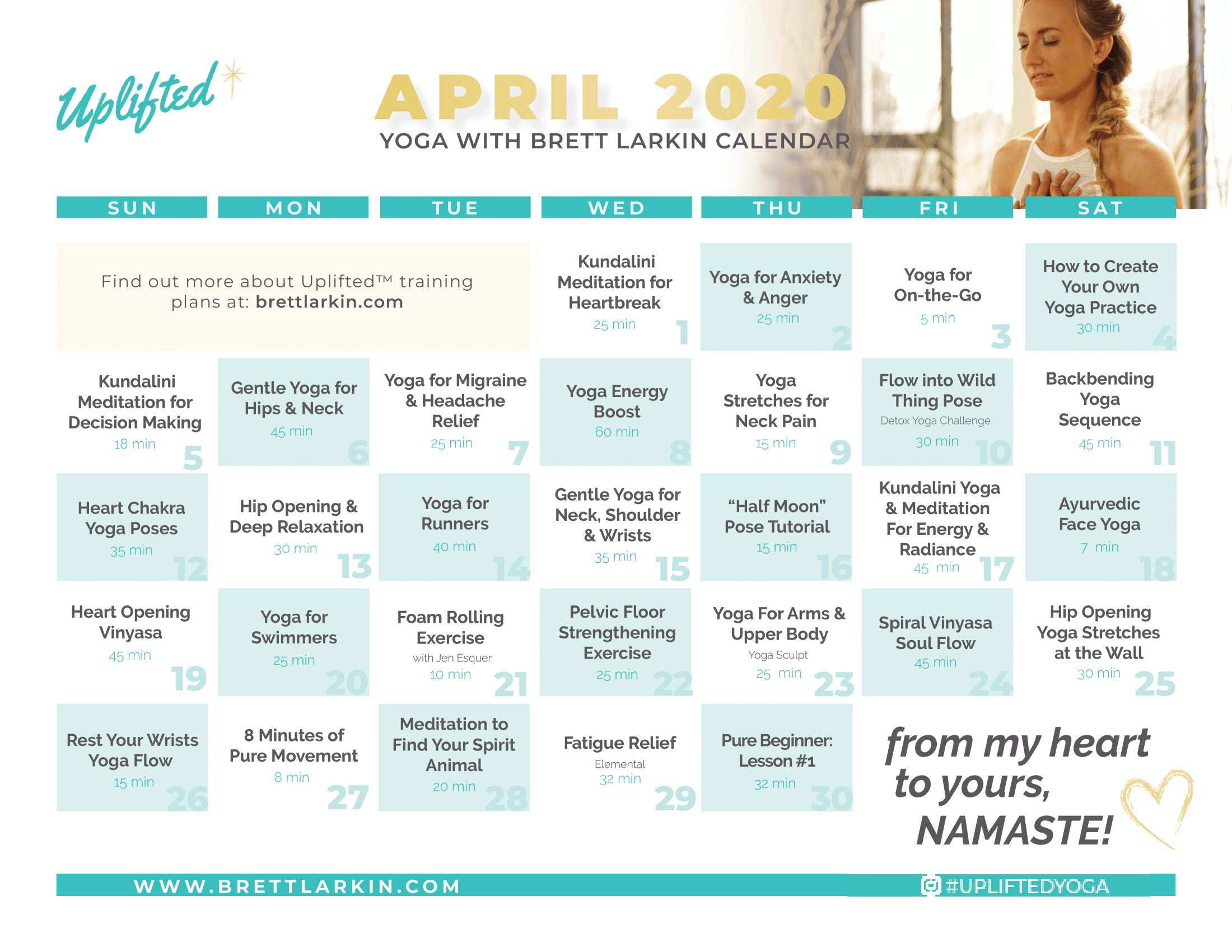 april 2019 calendar