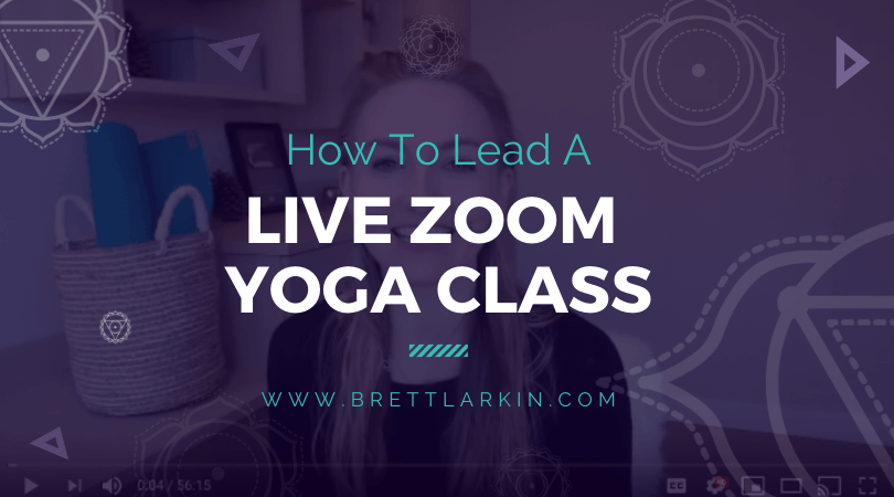 how to lead online yoga class