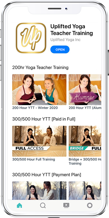 Brett Larkin Yoga Uplifted App in iPhone