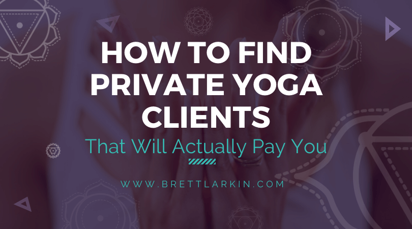 how to find private yoga clients
