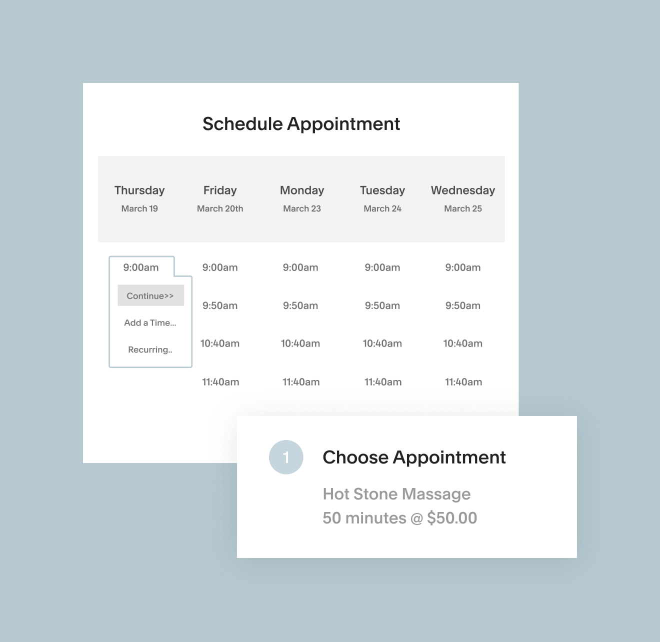 acuity scheduling booking software