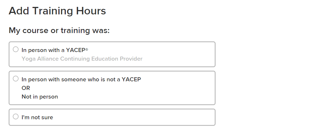 how to add YACEP training hours (1)