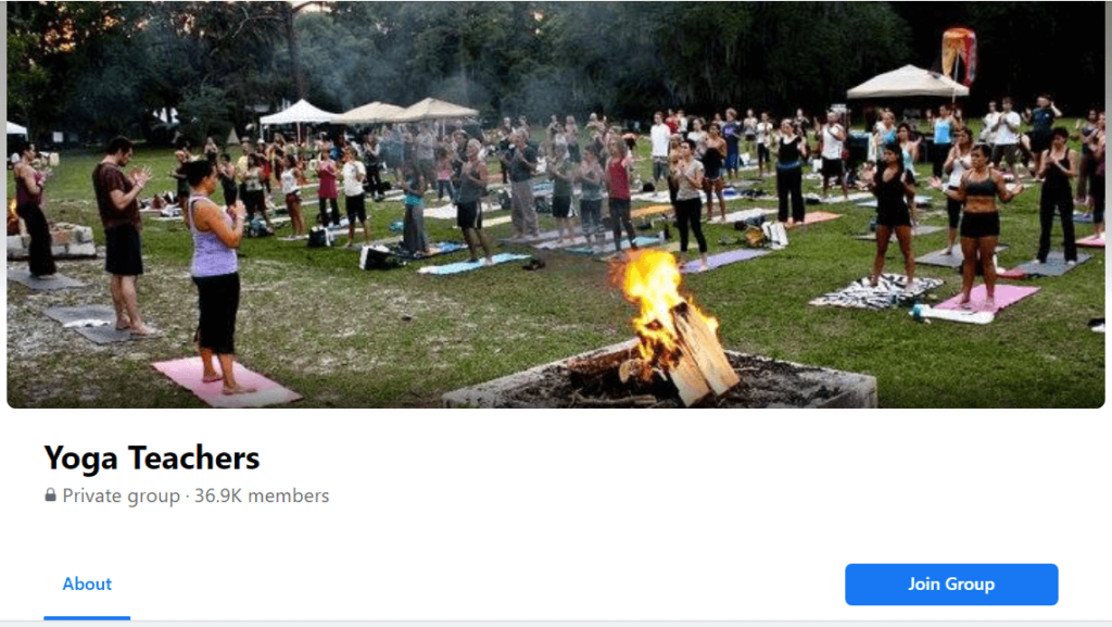 best facebook groups for yoga teachers