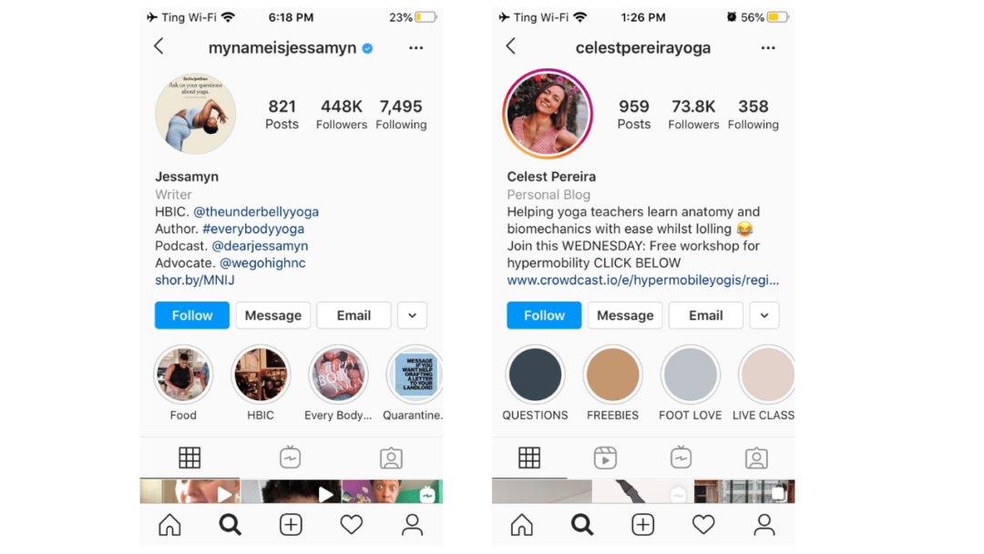 instagram account business plan