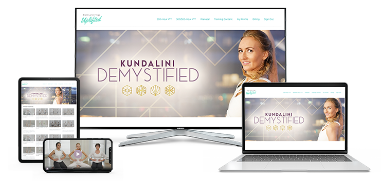 online kundalini yoga course on multiple devices