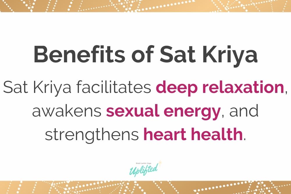 benefits of sat kriya