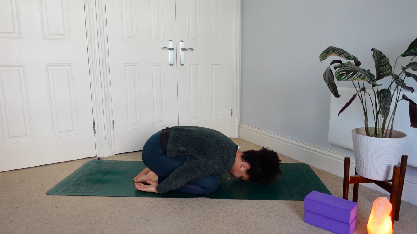 child's pose balasana