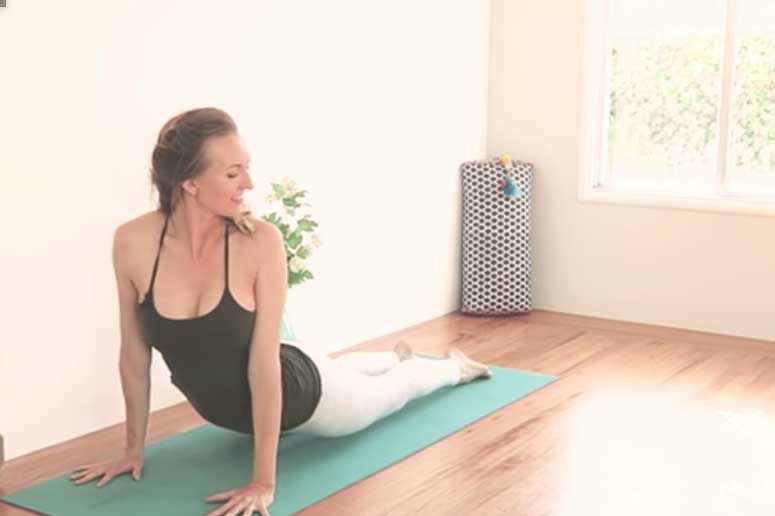 twisting cobra pose