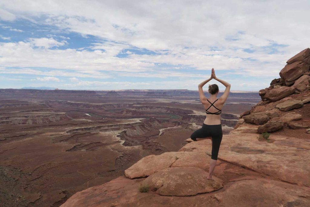 surrender tree pose