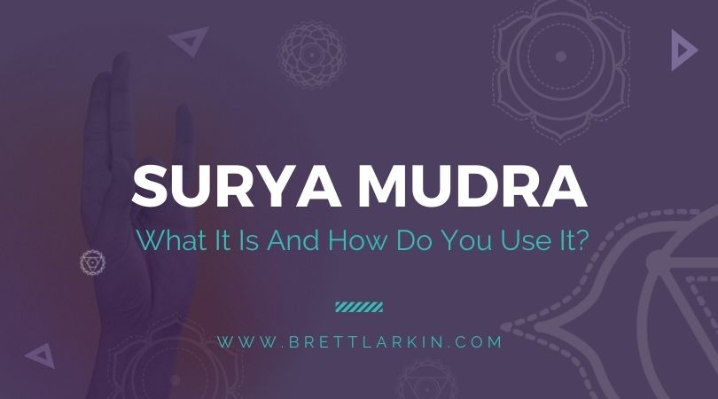Surya mudra is the seal of the sun. 