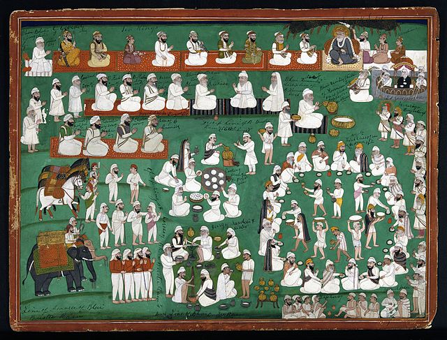 painting depicting kings