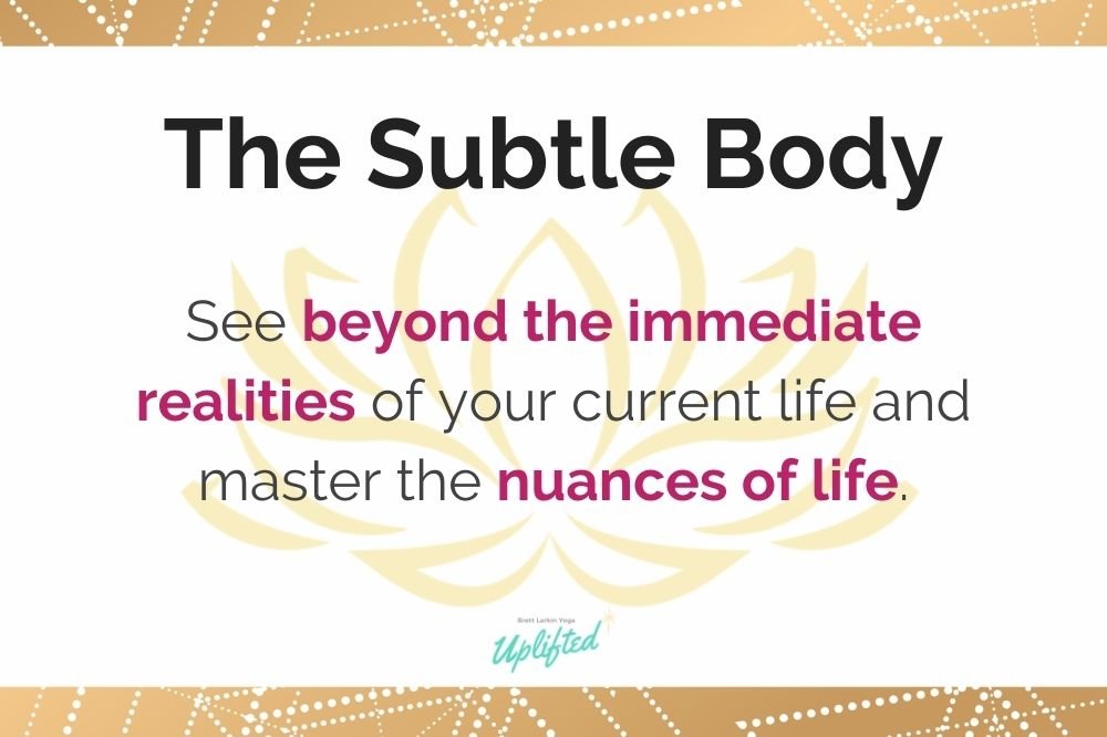 the subtle body in yoga
