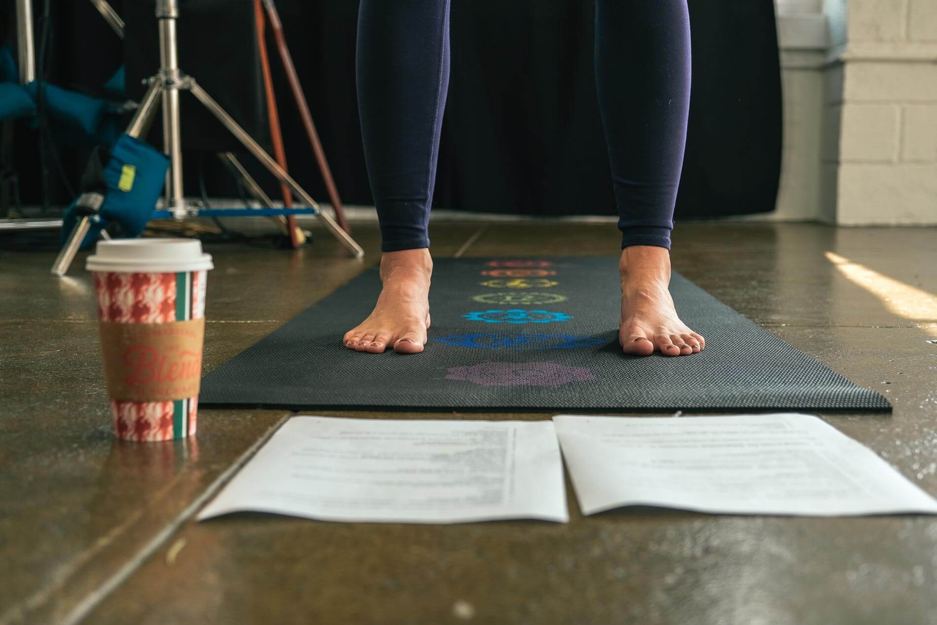 yoga class notes help ease fear of public speaking