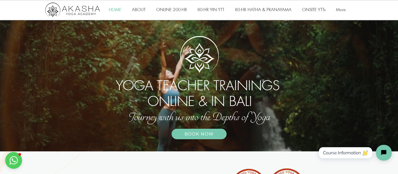 yoga teacher trainings online and in Bali
