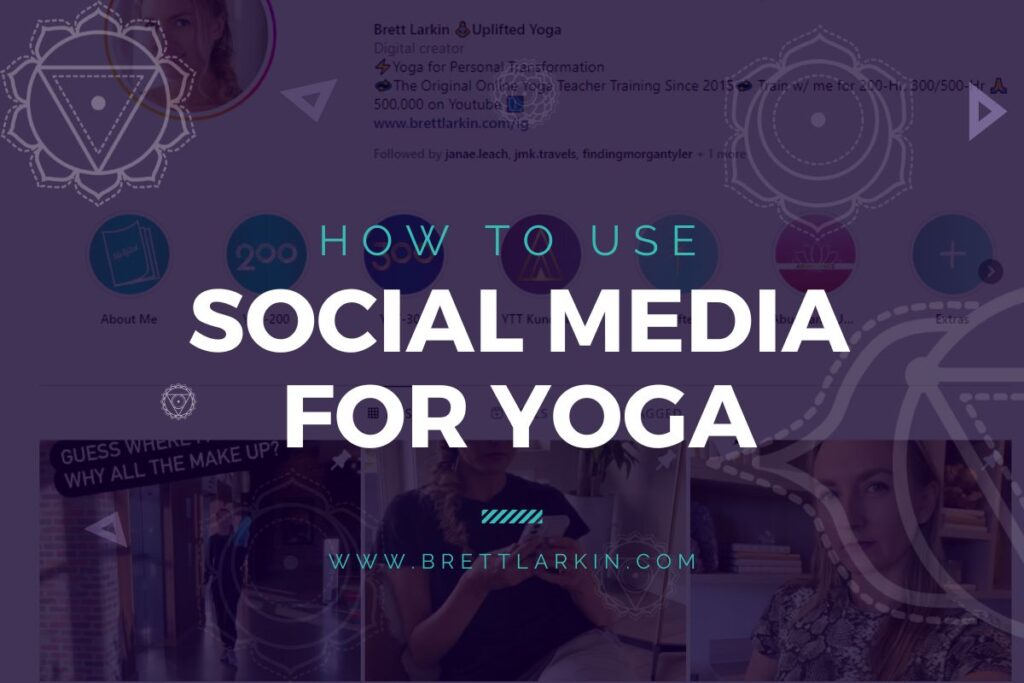yoga social media
