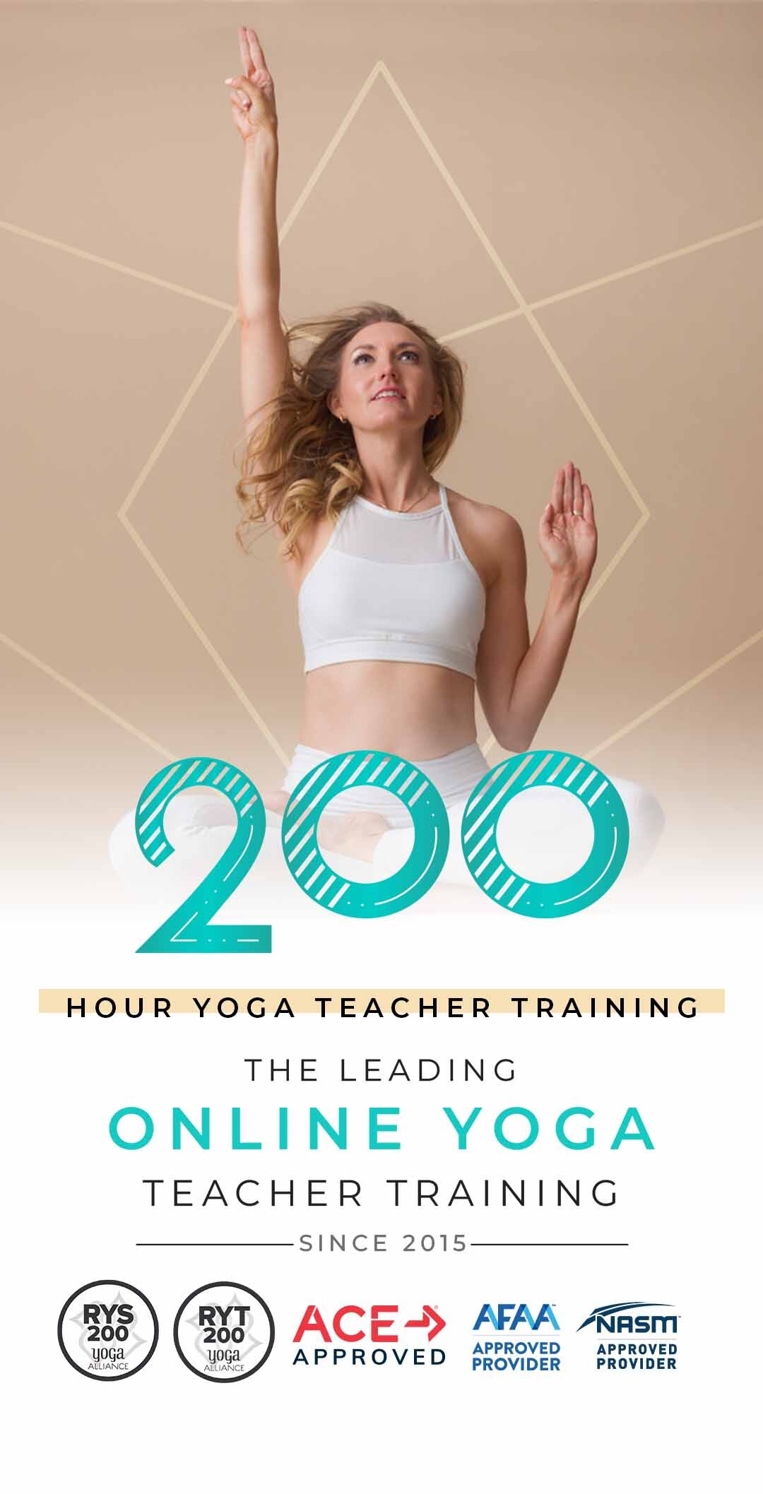 Brett Larkin Uplifted 200-hour yoga teacher training. The leading online yoga teacher training since 2015. RYT and RYS 200 Yoga Alliance approved, ACE approved, AFAA approved provider, and NASM approved provider.