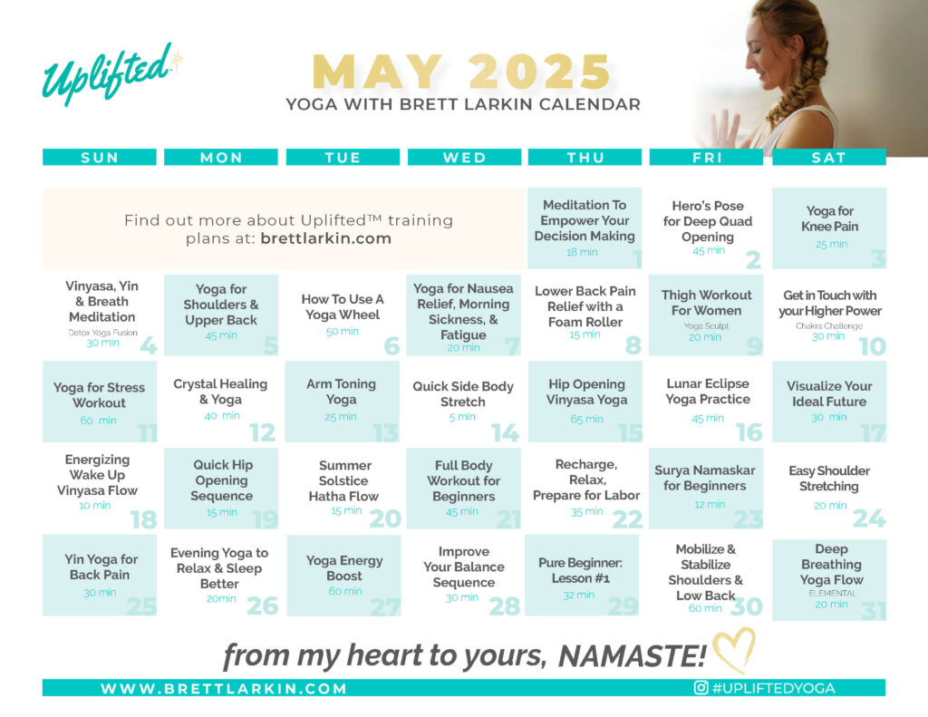 yoga calendar may 2025