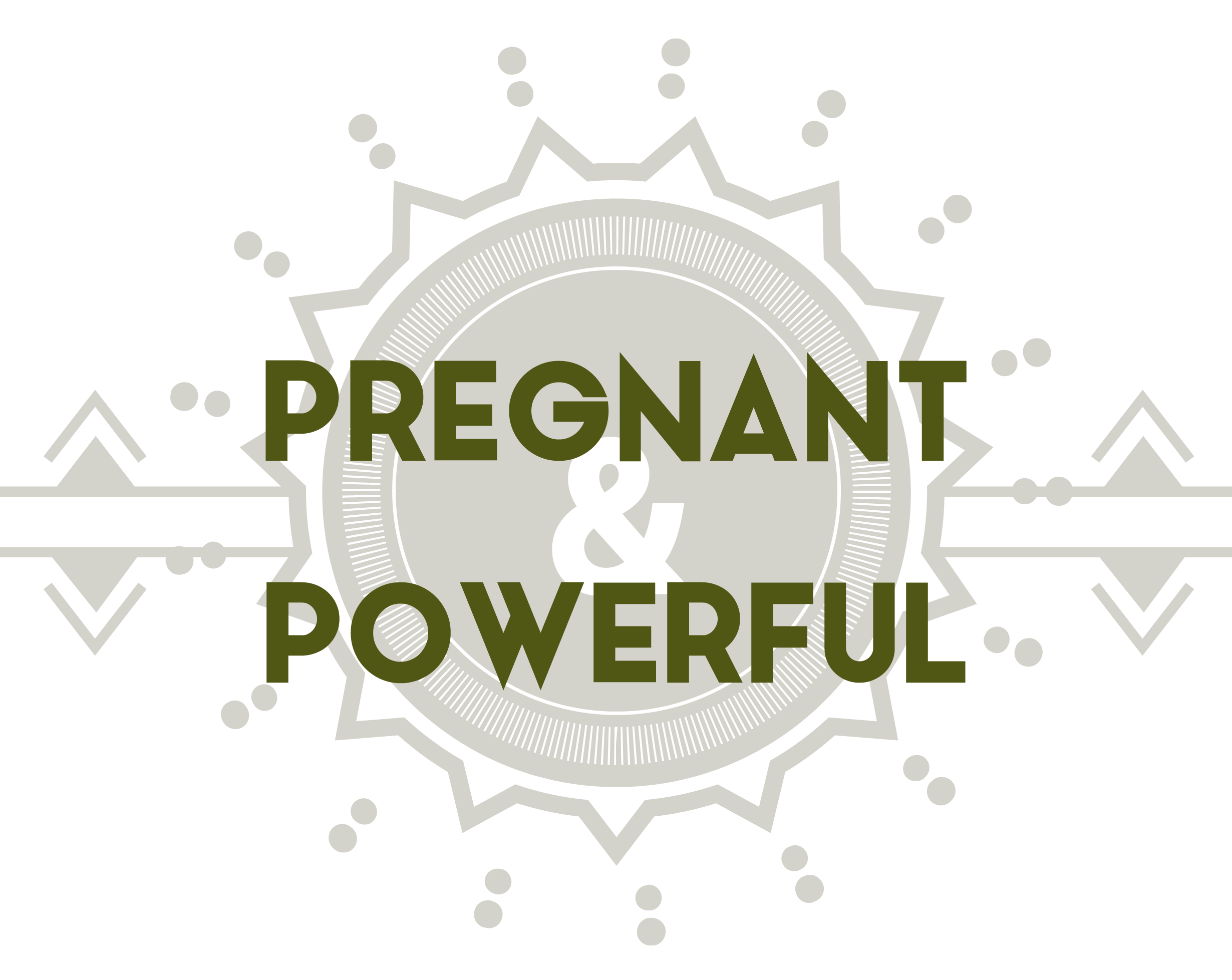 pregnant and powerful yoga course logo pregnant and powerful yoga course logo