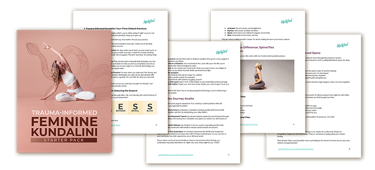 Free Trauma-Informed Feminine Kundalini Yoga Starter Pack icon for online yoga teacher training Free Trauma-Informed Feminine Kundalini Yoga Starter Pack icon for online yoga teacher training