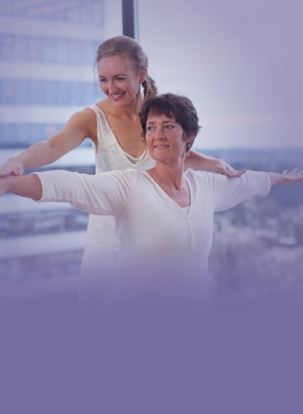 learning hands on adjustments in uplifted 300 hour yoga certification