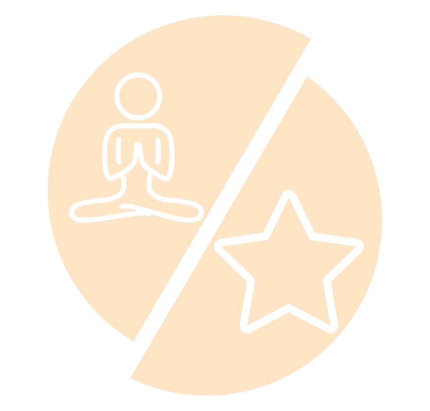 Uplifted Yoga Podcast decorative icon for devotion and success